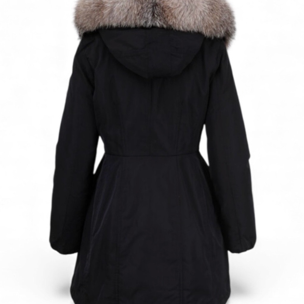 Moncler Aredhel Hooded Down Parka with Removable Genuine Fox Fur Trim - Picture 4 of 4